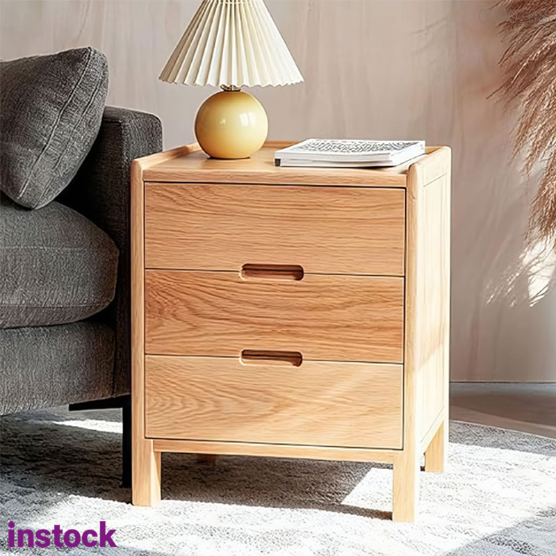 Tủ đầu giường gỗ sồi Yume