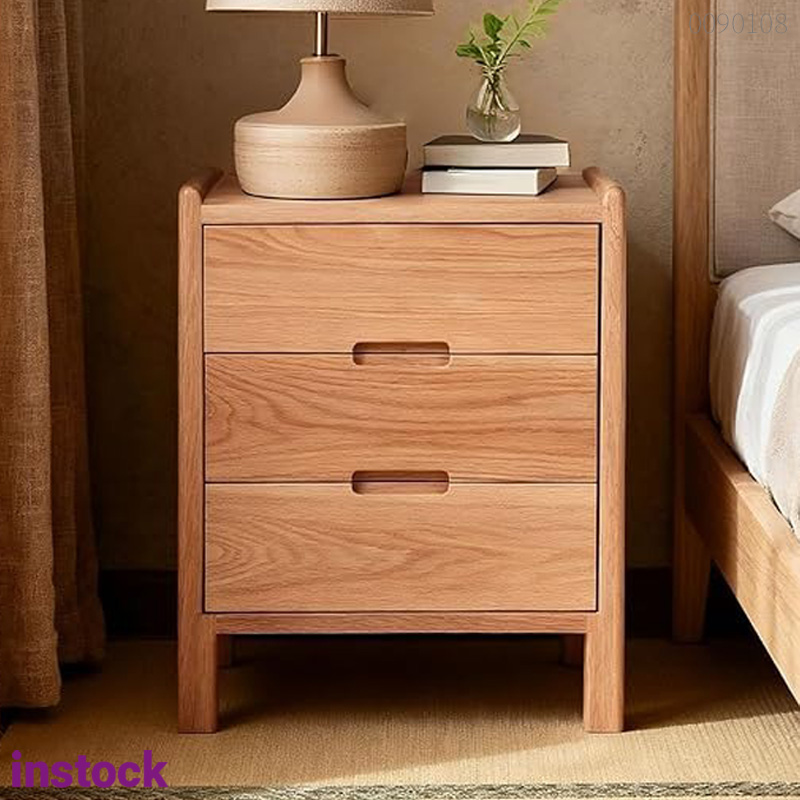 Tủ đầu giường gỗ sồi Yume