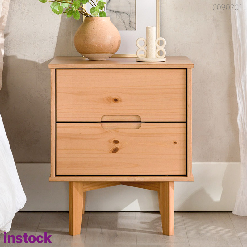 Tủ đầu giường gỗ thông Ubai