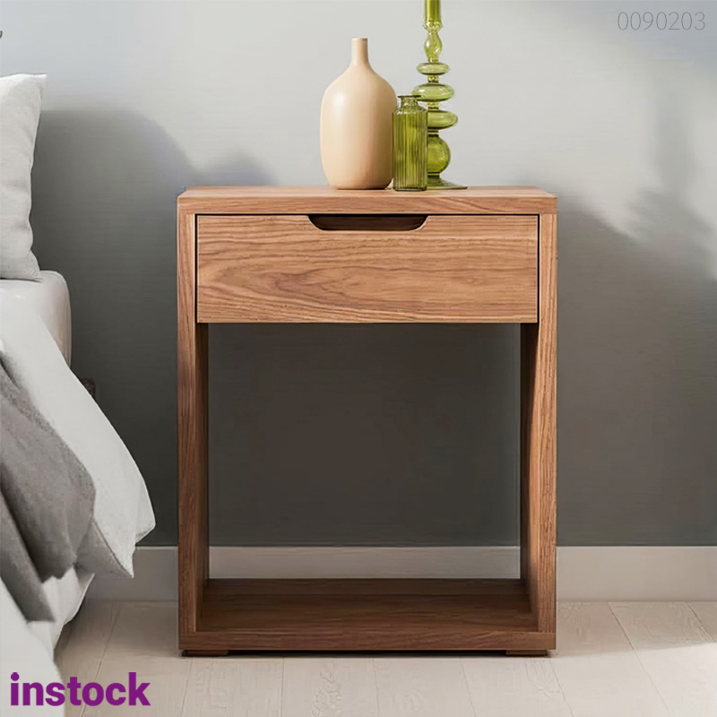 Tủ đầu giường gỗ thông Vander