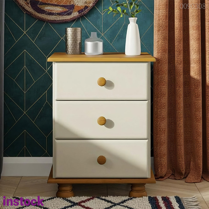 Tủ đầu giường gỗ tràm Bubu