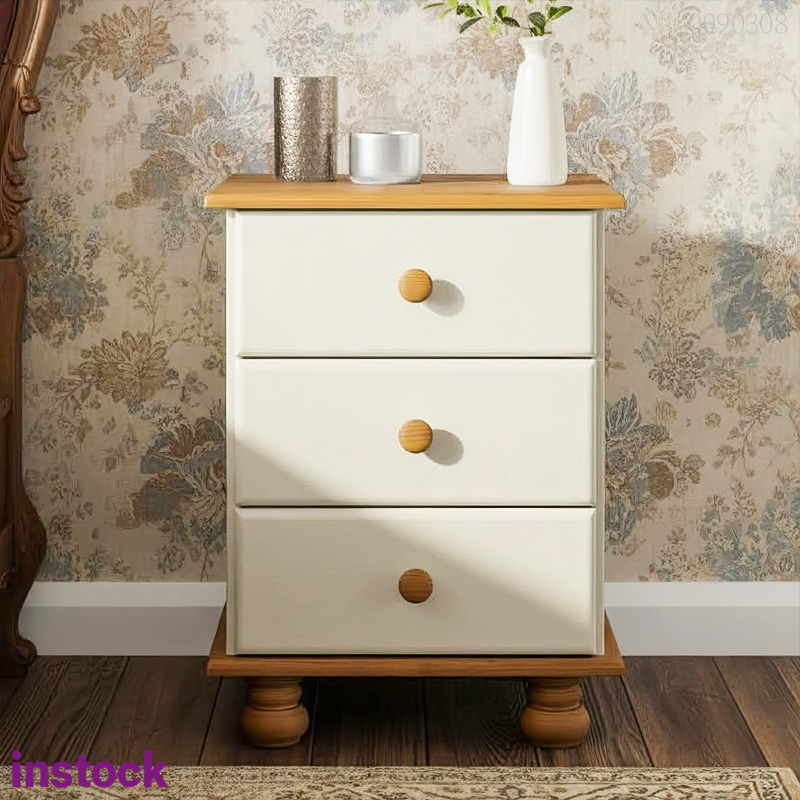 Tủ đầu giường gỗ tràm Bubu