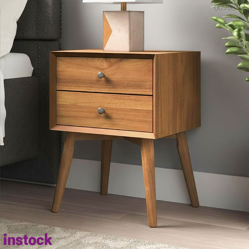 Tủ đầu giường gỗ tràm Cana