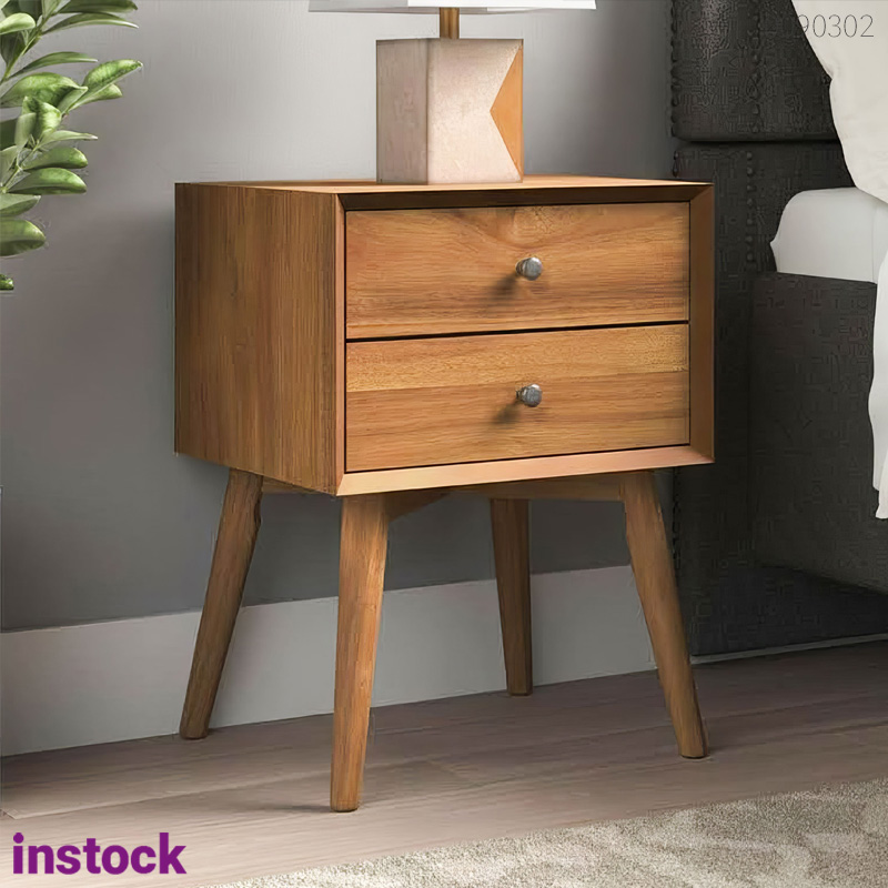 Tủ đầu giường gỗ tràm Cana