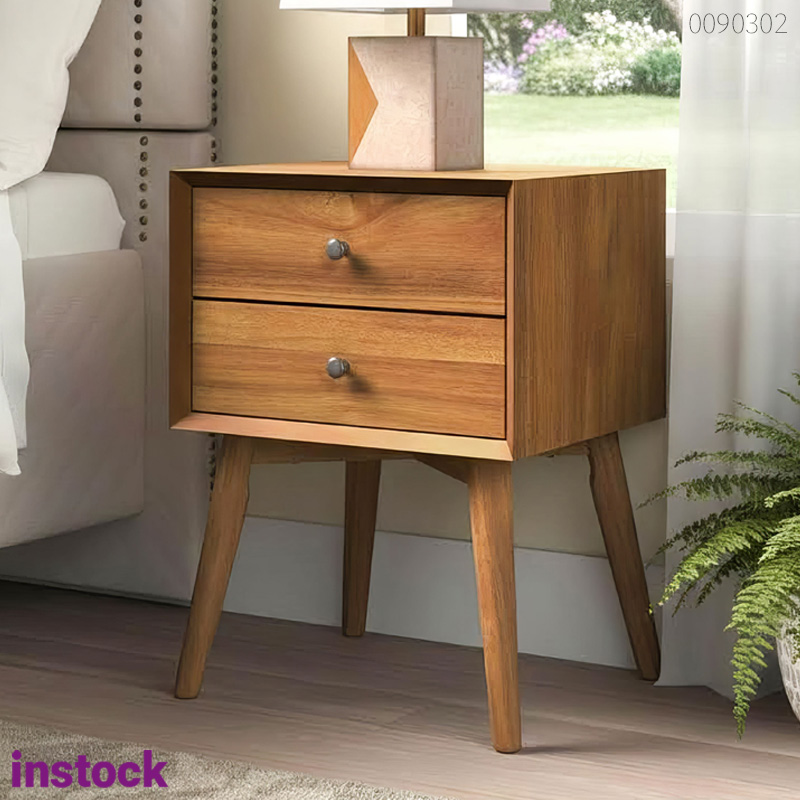 Tủ đầu giường gỗ tràm Cana