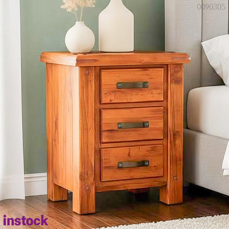 Tủ đầu giường gỗ tràm Giro