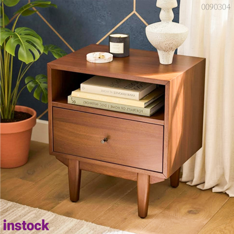 Tủ đầu giường gỗ tràm Rino