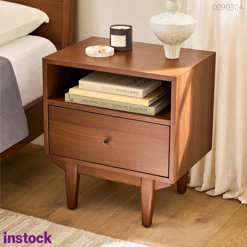 Tủ đầu giường gỗ tràm Rino