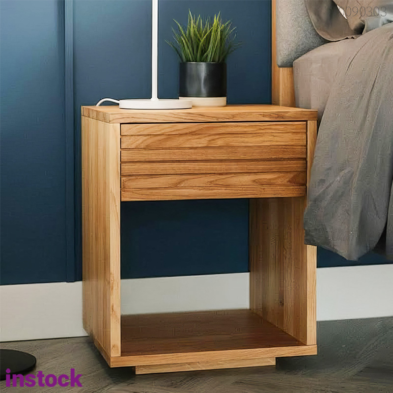 Tủ đầu giường gỗ tràm Zela