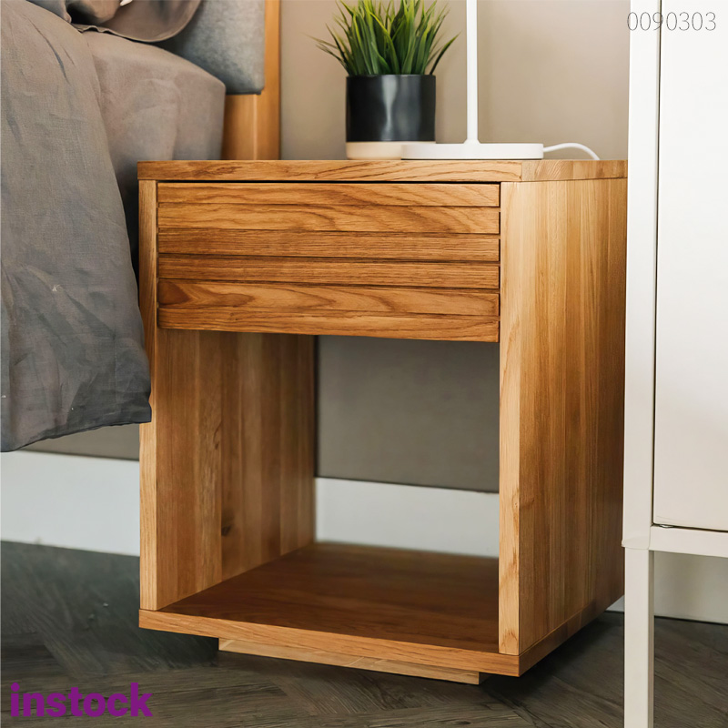 Tủ đầu giường gỗ tràm Zela