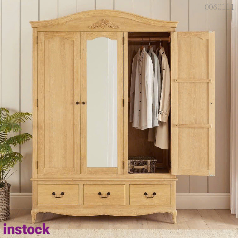 Tủ quần áo gỗ sồi Amigo