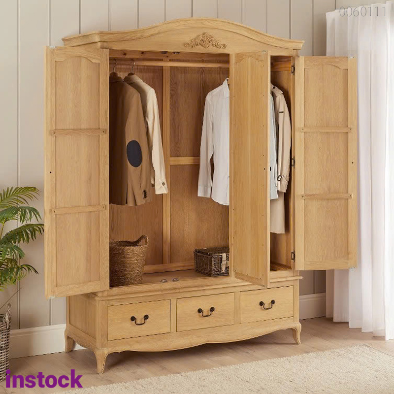 Tủ quần áo gỗ sồi Amigo