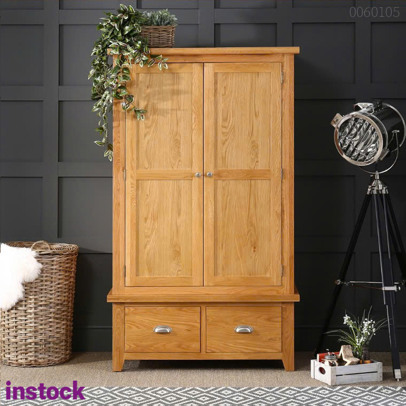 Tủ quần áo gỗ sồi Bari