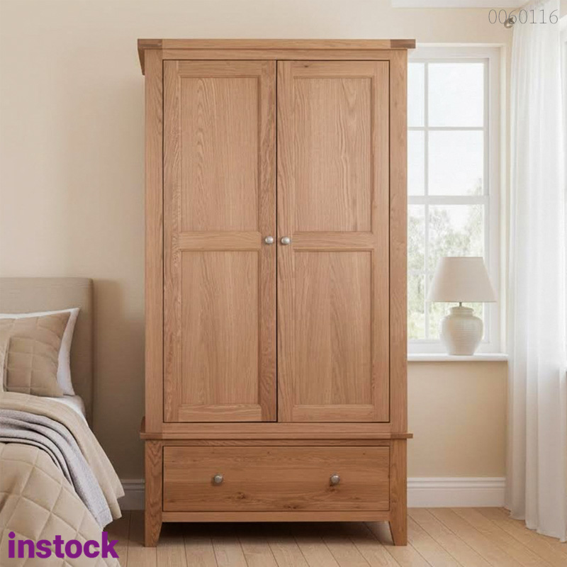 Tủ quần áo gỗ sồi Cobi