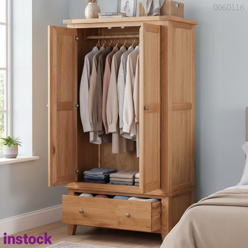 Tủ quần áo gỗ sồi Cobi