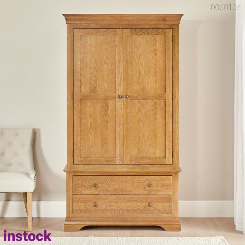 Tủ quần áo gỗ sồi Haru