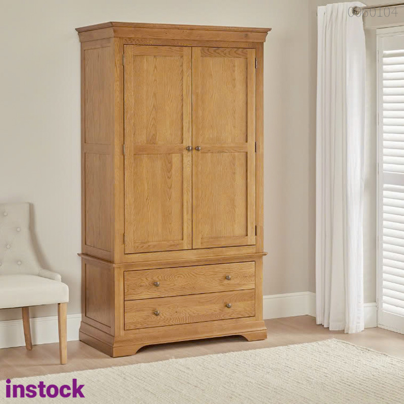 Tủ quần áo gỗ sồi Haru