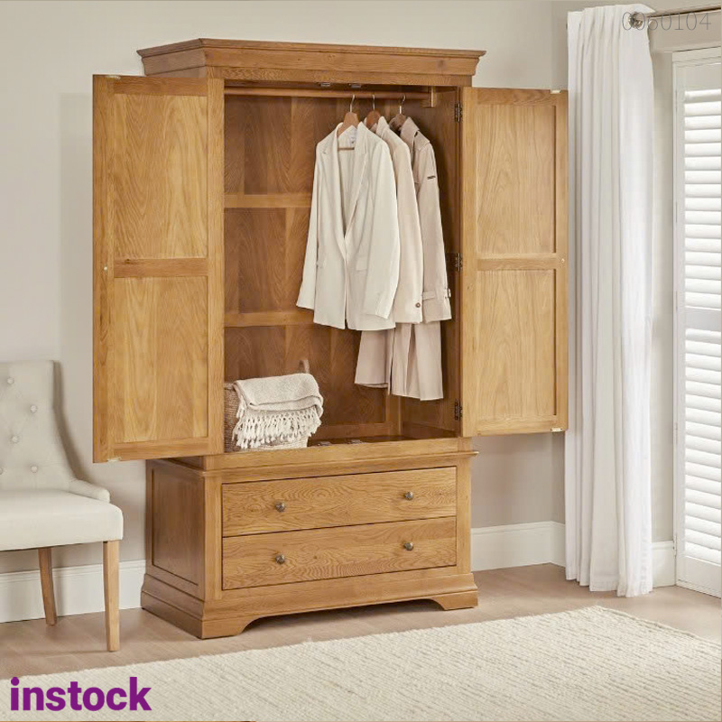 Tủ quần áo gỗ sồi Haru
