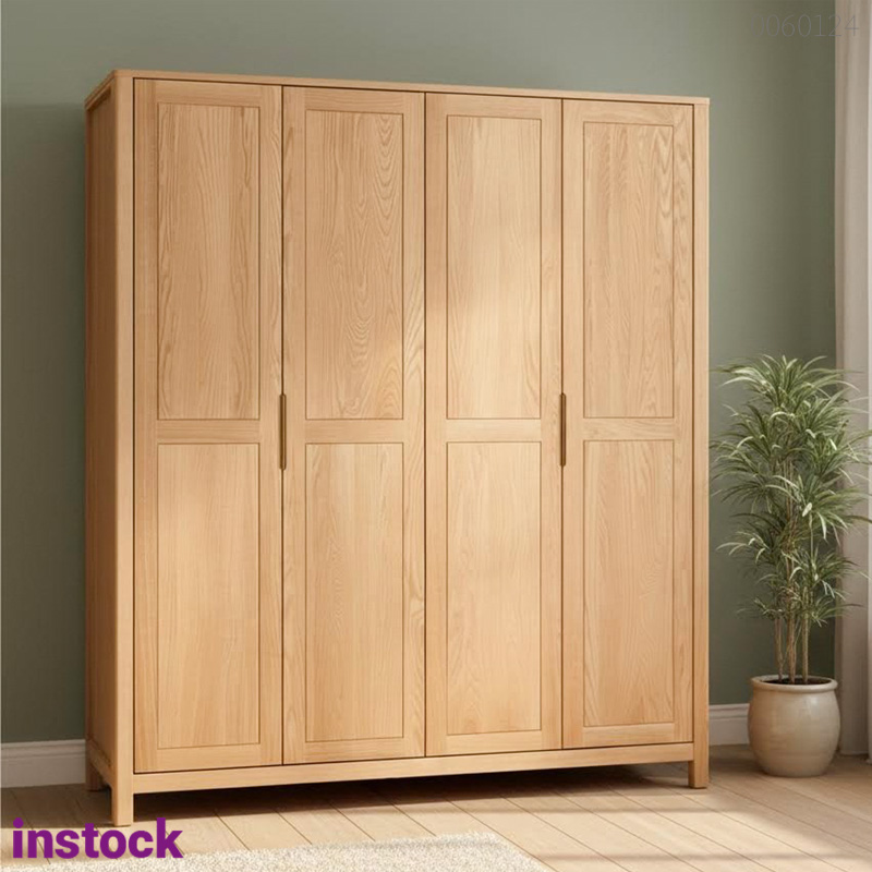 Tủ quần áo gỗ sồi Indi 