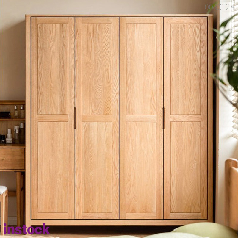 Tủ quần áo gỗ sồi Indi 