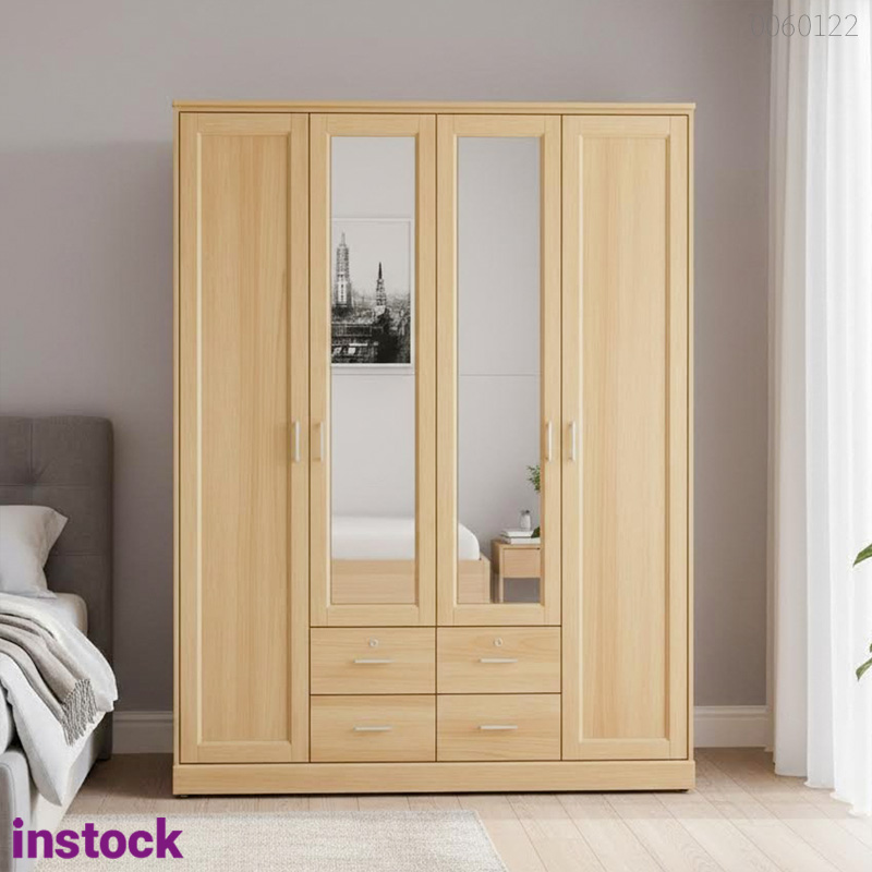 Tủ quần áo gỗ sồi Kasen