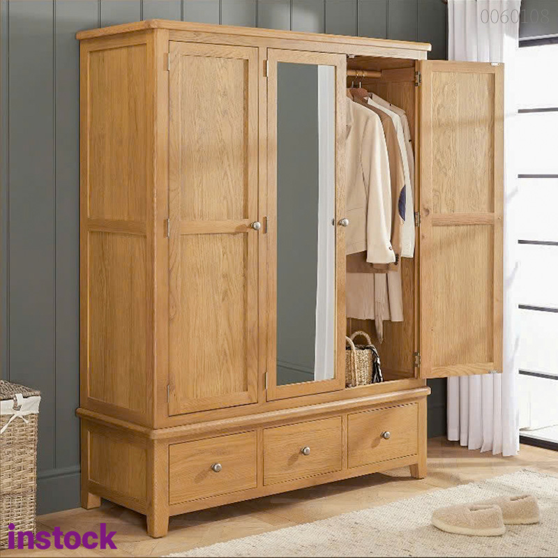 Tủ quần áo gỗ sồi Kentu