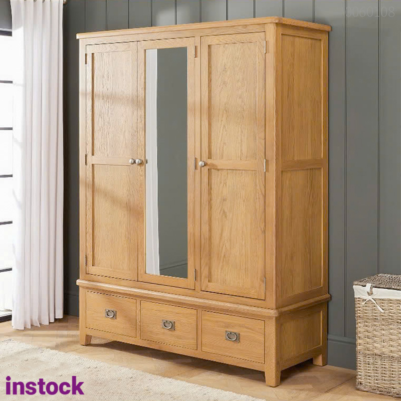 Tủ quần áo gỗ sồi Kentu