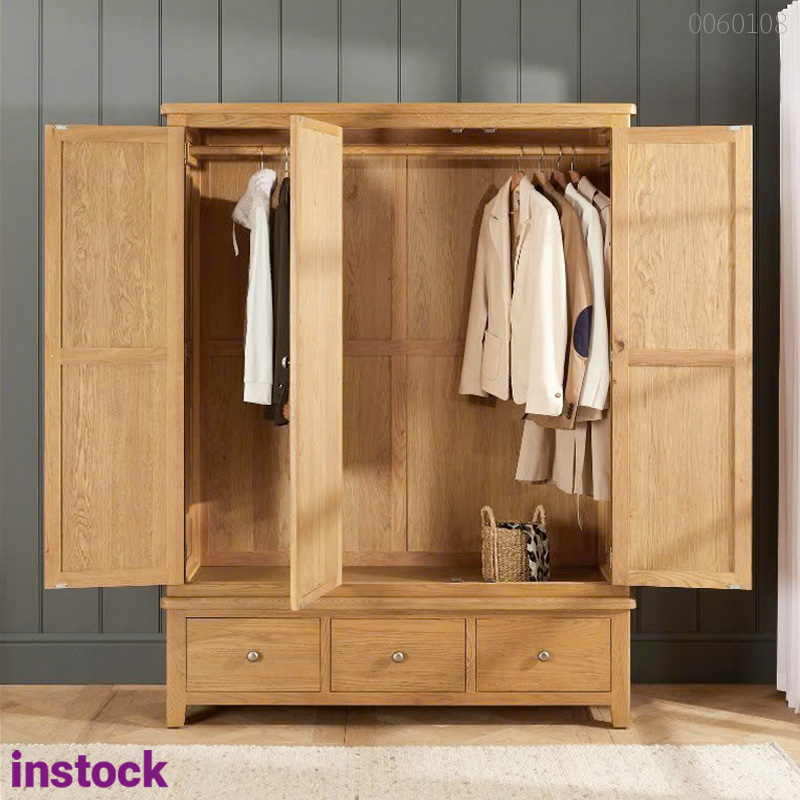 Tủ quần áo gỗ sồi Kentu