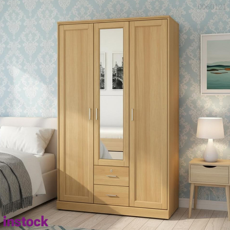 Tủ quần áo gỗ sồi Lisa