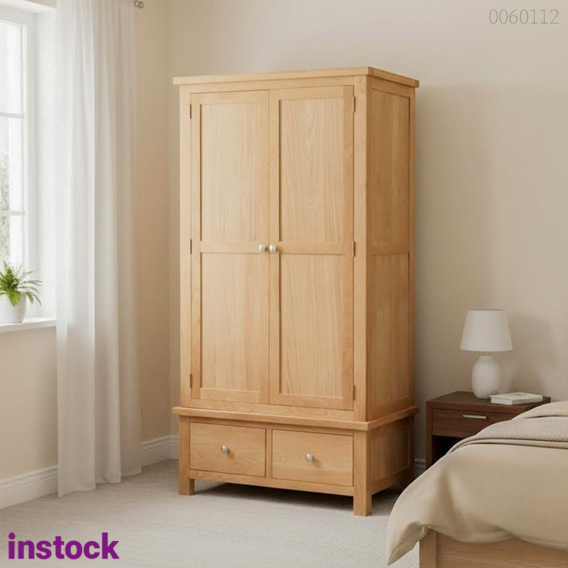 Tủ quần áo gỗ sồi Lotus