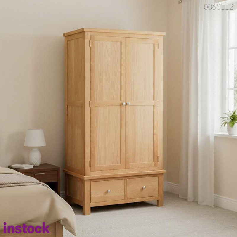 Tủ quần áo gỗ sồi Lotus