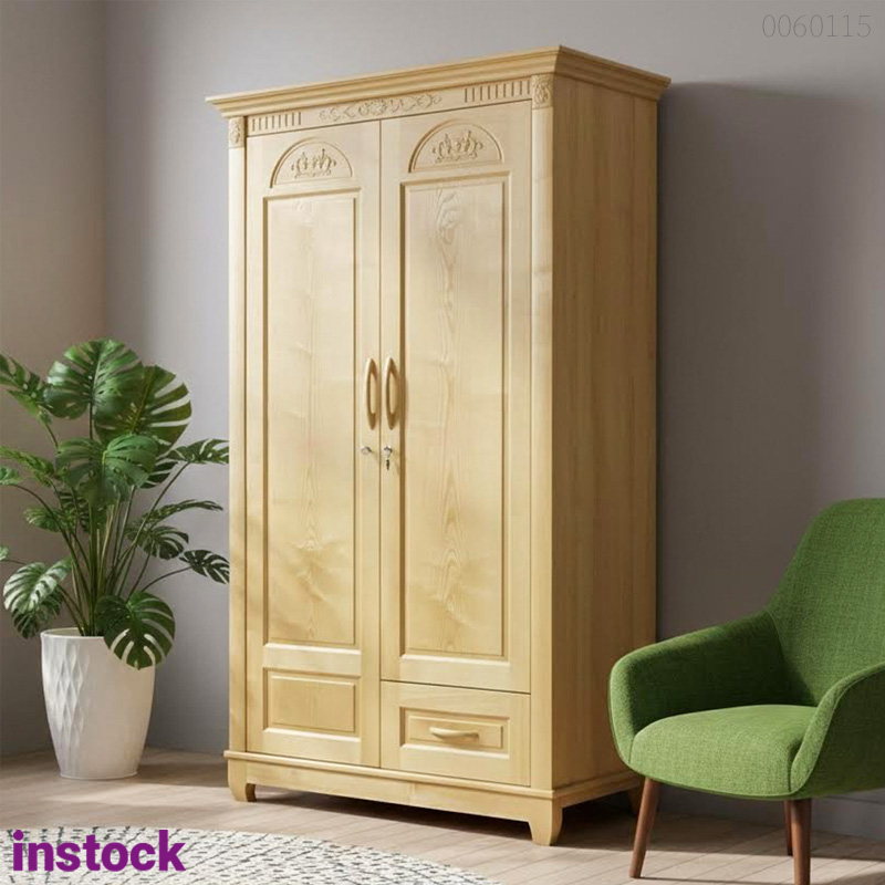 Tủ quần áo gỗ sồi Lucy