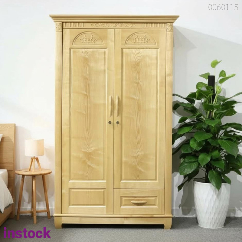 Tủ quần áo gỗ sồi Lucy