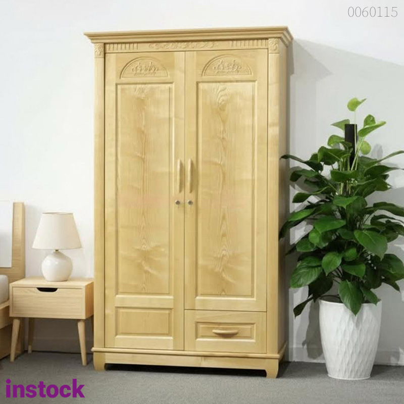 Tủ quần áo gỗ sồi Lucy