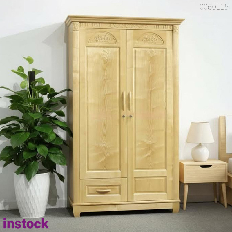 Tủ quần áo gỗ sồi Lucy