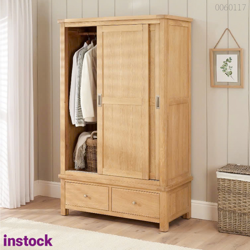 Tủ quần áo gỗ sồi Moca