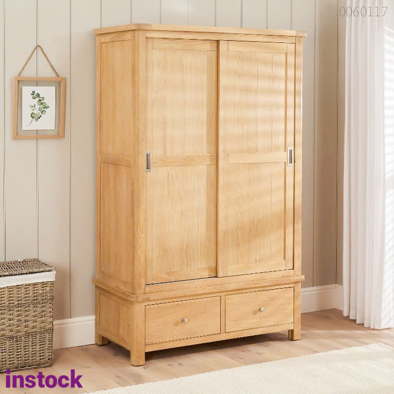 Tủ quần áo gỗ sồi Moca