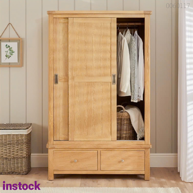 Tủ quần áo gỗ sồi Moca