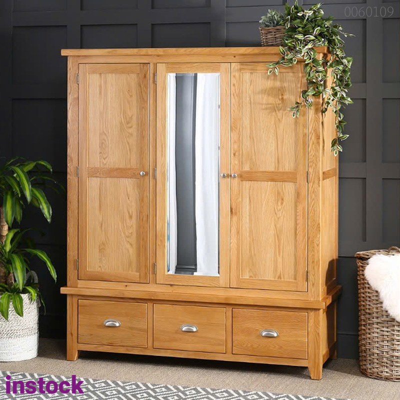 Tủ quần áo gỗ sồi Mori