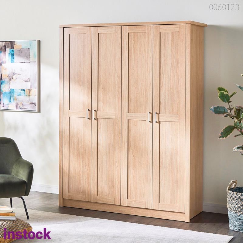 Tủ quần áo gỗ sồi Morita