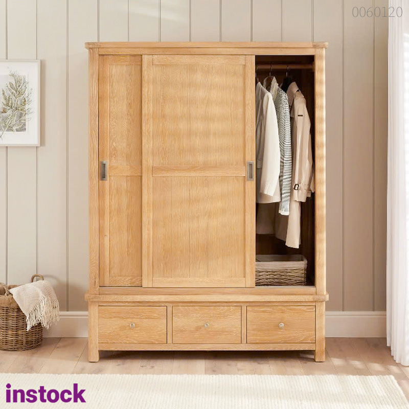 Tủ quần áo gỗ sồi Omi
