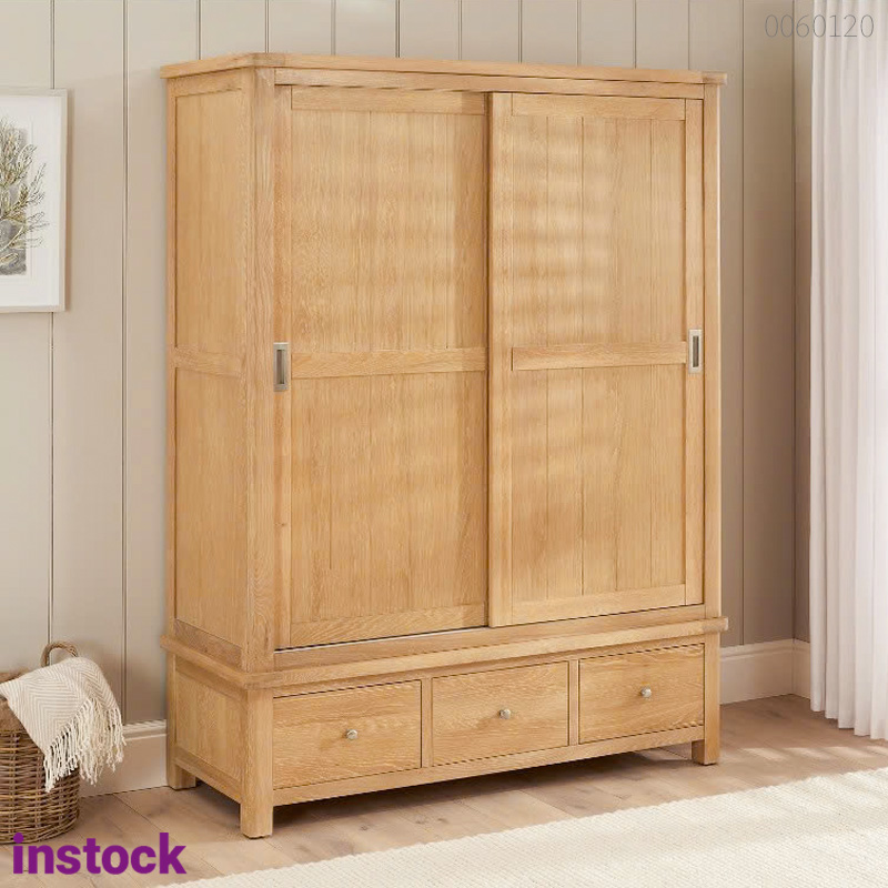 Tủ quần áo gỗ sồi Omi