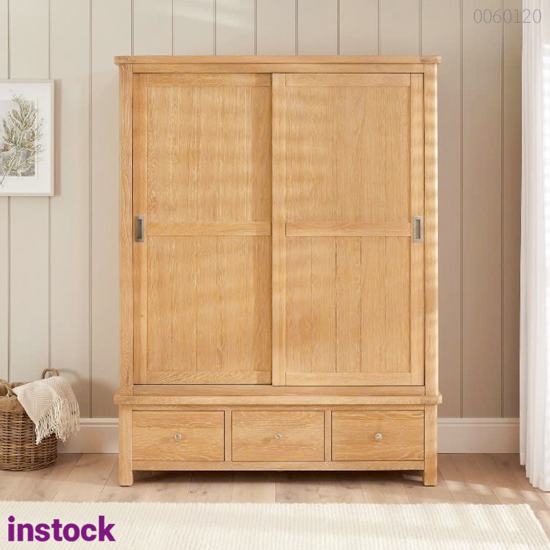 Tủ quần áo gỗ sồi Omi
