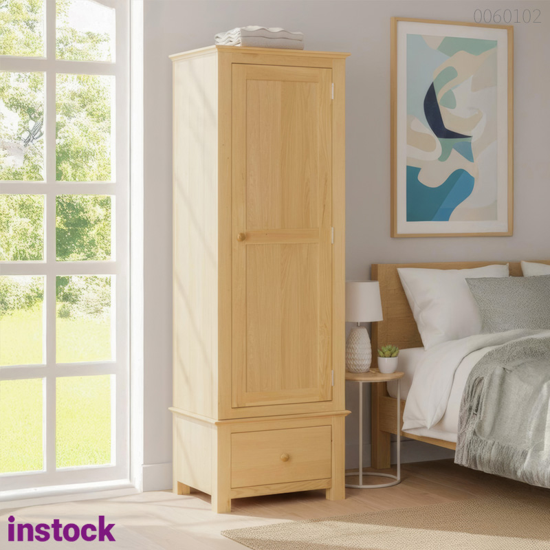 Tủ quần áo gỗ sồi Tami