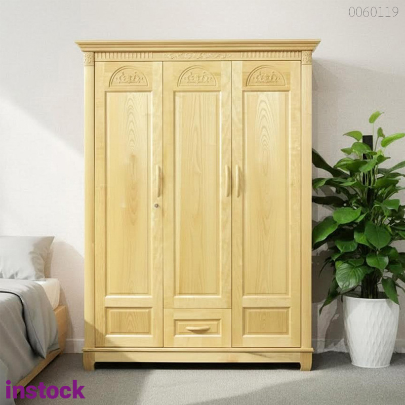 Tủ quần áo gỗ sồi Tini