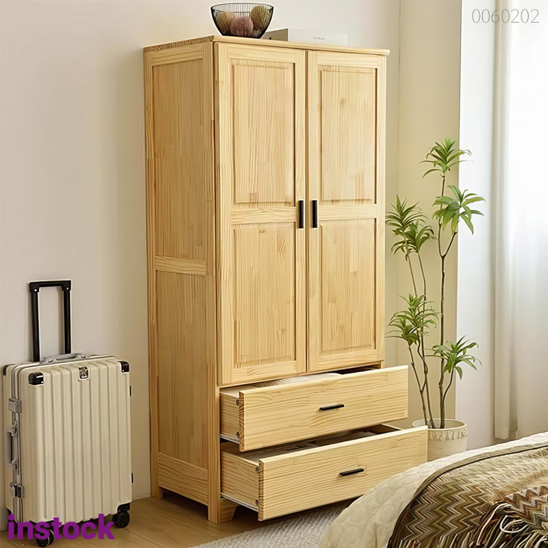 Tủ quần áo gỗ thông Bio