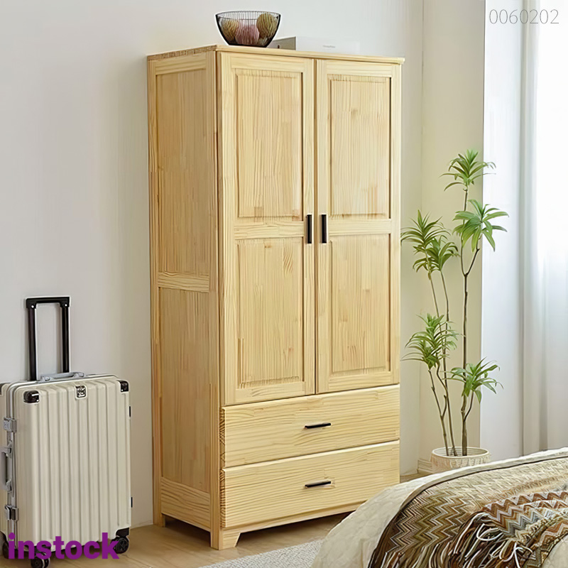 Tủ quần áo gỗ thông Bio