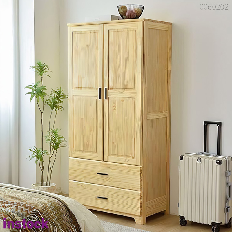 Tủ quần áo gỗ thông Bio