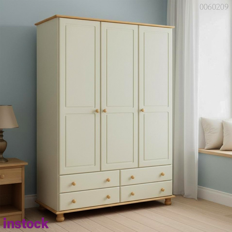 Tủ quần áo gỗ thông Fino