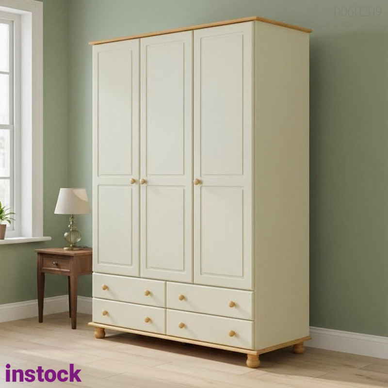 Tủ quần áo gỗ thông Fino